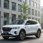 Стильный городской внедорожник haval f7x с очень динамичным дизайном